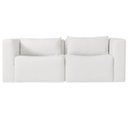Ver imagem 1 de Sofá 2 Lugares Billy 150cm Orgânico Luxo Recepção Bouclé