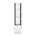 Ver imagem 1 de Porta Papel Higiênico Preto - Papeleiro