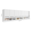 Ver imagem 3 de Armário de Cozinha Aéreo 7 Portas Luxemburgo
