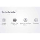 Ver imagem 2 de Colchão Queen Herval para Hotelaria Molas Bonnel Suite Master Euro Pillow (158x198x25) - 