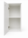 Ver imagem 5 de Armário Multiuso Organizador com 01 Porta em MDF Branco - Pea Móveis
