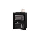 Ver imagem 1 de Balcão Adriana para Cooktop 4 ou 5 Bocas Preto - Ajl Móveis