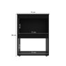 Balcão Adriana para Cooktop 4 ou 5 Bocas Preto - Ajl Móveis - 4