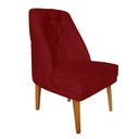 Ver imagem 2 de Kit 2 Cadeiras Paris Suede Vinho - Dominic Decor
