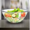 Saladeira Grande 4,5 L + Colher + Garfo de Salada Acrílico Conjunto para Salada Kit 3 Peças - Panami - 4