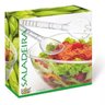 Saladeira Grande 4,5 L + Colher + Garfo de Salada Acrílico Conjunto para Salada Kit 3 Peças - Panami - 5
