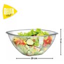 Ver imagem 3 de Saladeira Grande 4,5 L + Colher + Garfo de Salada Acrílico Conjunto para Salada Kit 3 Peças - Panami