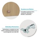 Ver imagem 4 de Armário Aéreo de Geladeira 80cm 2 Portas Classic Luciane Móv Freijó-freijó Brasil