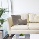 Ver imagem 2 de Kit Capas de Almofadas Luxo 50x50cm e 30x50cm com Ziper Nude