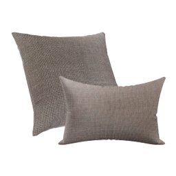 Kit Capas de Almofadas Luxo 50x50cm e 30x50cm com Ziper Nude - 1