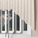 Ver imagem 2 de Cortina Renda Bando Cozinha Cascata 3,00 x1,00ALT Diversas