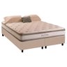 Cama Box King com Colchão Herval Big Class Molas Conforclass 193x203x72cm Ms:suede Bege - 1