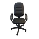 Ver imagem 1 de Cadeira Escritório Presidente Comfort Costurada:preto