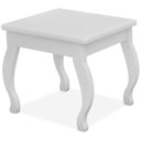 Ver imagem 1 de Banqueta Para Penteadeira Em MDF 022034 Branco LPA