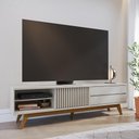 Ver imagem 6 de Rack Bancada Veneza para Tv até 65 Polegadas Off White Matte Off White Matte