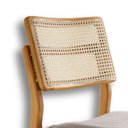 Ver imagem 6 de Conjunto com 2 Banquetas em Madeira Eloa Premium Cinza Brisa/Imbuia Natural Marrom