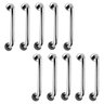 Alça de Apoio Inox Barra 30cm Kit 10 Unidades Idoso Cadeirante Banheiro Box Segurança Corredor Corri - 1