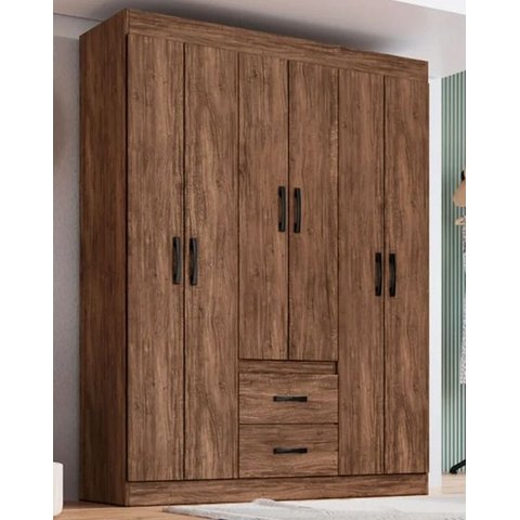 Grpa Sidney 06 Portas e 02 Gavetas Castanho