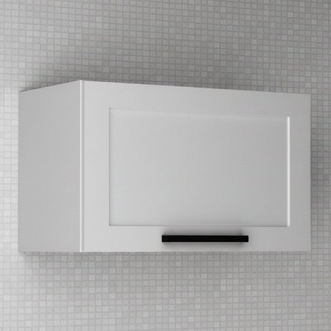 Armário Aéreo 1 Porta Almofada Americana Basculante 60cm TM1317 Grazi Branco