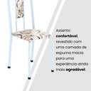 Ver imagem 3 de Cadeiras para Sala de Jantar 6 Unidades Lívia Branco/Arabesco