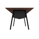 Ver imagem 2 de Mesa Mesa de Reunião 200cm 8 Pessoas MDP Louro Preto com Preto F5 Office