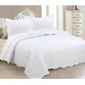 Kit Colcha Boutis Queen 3 Peças 2,40x2,60m Branca - 2
