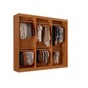 Ver imagem 4 de Guarda Roupa Casal Vitor Premium com 3 Portas com Espelho e 6 Cabideiros Moderna