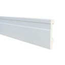 Ver imagem 1 de Rodape Poliestireno 7cm Branco Frisado 5183  2,40 Metros