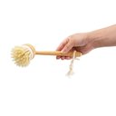 Ver imagem 2 de Escova de Bambu Oikos Redonda com Cabo para Limpeza Off-white