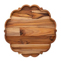 Prato Raso Wolff Craft Teca de Madeira 30cm - 4