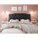 Ver imagem 1 de PAINEL CAMA BOX SUSPENSA NICOLE PRETO 1.40
