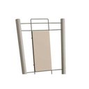 Ver imagem 7 de Conjunto: Mesa de Cozinha Elba C/ Tampo de Vidro 120cm e 4 Cadeiras Florença Niquel - Courano Preto