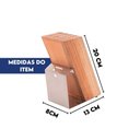 Ver imagem 3 de Faqueiro Cepo Organizador de Facas Bancada Kort 5 Facas e 1 Tesoura