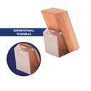 Ver imagem 2 de Faqueiro Cepo Organizador de Facas Bancada Kort 5 Facas e 1 Tesoura