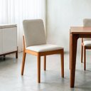 Ver imagem 2 de Kit 6 Cadeiras Sala de Jantar Pequi CabeCasa MadeiraOriginals Linho Creme/Castanho