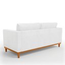 Ver imagem 5 de Sofá 03 Lugares Juliette Corano Base Madeira Castanho - D'Rossi