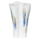 Ver imagem 1 de Vaso Decorativo Ceramica Branco e Azul Florarte 40cm