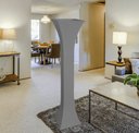 Ver mais imagens de Vaso Planta Pilar Suporte Torre 140x30 Trapézio Polietileno BGPLASTICOS V21 CINZA CIMENTO 004