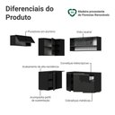 Ver imagem 4 de Armário de Cozinha Completa de Canto Suspenso 325 Cm Preto Nice Madesa 02