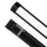 Luminária Linear 120cm Led 36w Sobrepor Slim Retangular Preto 6500k Bivolt - 3