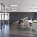 Ver imagem 5 de Luminária Linear 120cm Led 36w Sobrepor Slim Retangular Preto 6500k Bivolt