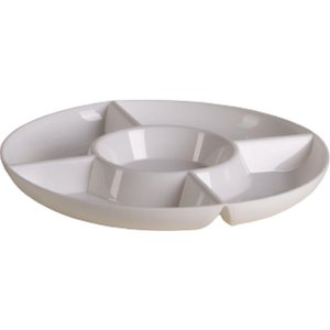 Utensilio Domestico Petisqueira Red.branca C/5DIVI Paramount