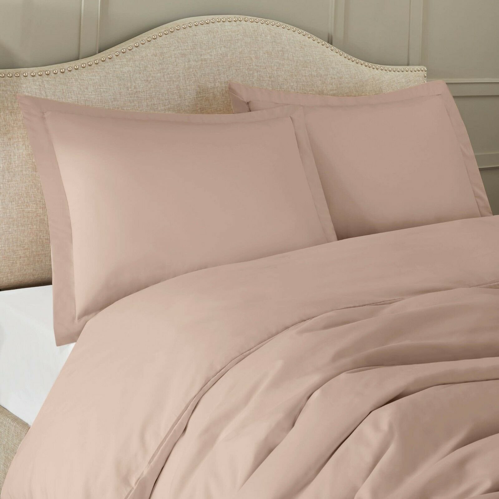 Capa de Edredom Avulsa Queen 400 Fios Microfibra - Duvet (rosa Antigo) - 3