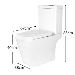 Vaso Sanitário Confort Plus - Caixa Acoplada - 6