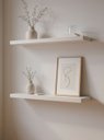 Ver imagem 1 de Kit de 2 Prateleiras 150cm Mdf Branco - On Móveis