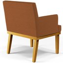 Ver mais imagens de Kit 04 Poltronas Decorativa Para Sala De Estar E Recepção Beatriz W01 Bouclê Terracota - Lyam