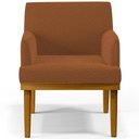 Ver imagem 6 de Kit 04 Poltronas Decorativa Para Sala De Estar E Recepção Beatriz W01 Bouclê Terracota - Lyam