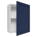 Ver imagem 7 de Armário Aéreo 50cm 1 Porta Branco/Azul Vik Madesa Branco/Azul