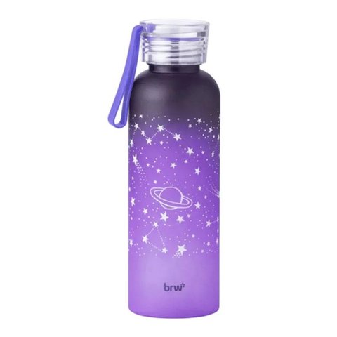 Garrafa de Água 500ml Degradê Estrela Ga0400 Roxo - Brw