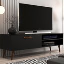 Ver imagem 1 de Rack para Tv até 65 Polegadas Miami 1 Porta 1 Prateleira Preto - Jcarvalho